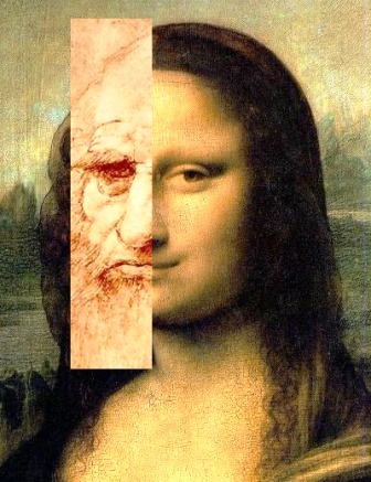 Lillian & Schwartz - Comparison of leonardo´s self portrait and the Mona Lisa based on Schwartz´s Mona Leo